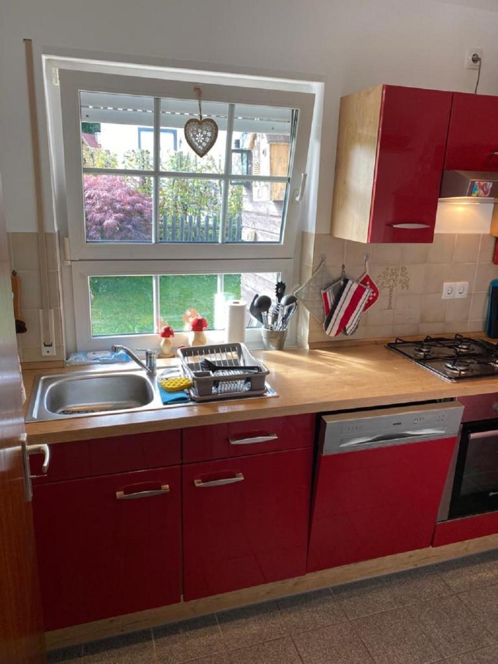 Ferienhaus Glueckspilz Beim Hennesee Meschede Esterno foto